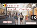 Royal Gallery of Saint Hubert (Galeries Royales Saint Hubert) Brussels Walking Tour 2022 🇧🇪🇧🇪🇧🇪