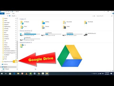 Add or Remove Google Drive to File Explorer Navigation Pane in Windows 10 2019