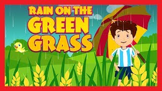 "RAIN ON THE GREEN GRASS" || RHYMES FOR KIDS II RAIN ON THE TREE || KIDS HUT