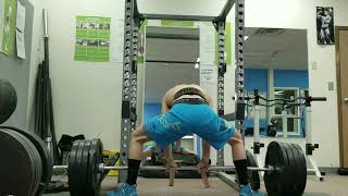 420 deadlift, 150 bodyweight, only 16