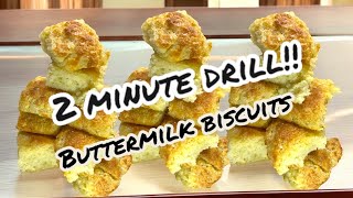 The Best Biscuits Ever in Less than 2 Minutes! Minimal Effort, Maximum Taste!