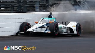Fernando Alonso wrecks during Indianapolis 500 practice at IMS | Motorsports on NBC