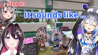 AZKi and Chloe get embarrassed after Kanata shows them the review of KanaKen Aquarium【Hololive】