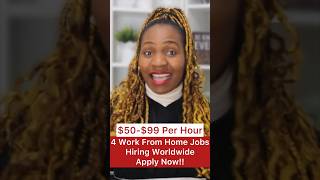 HOW TO MAKE MONEY ONLINE FROM HOME | 4 WORK FROM HOME JOBS ALWAYS HIRING WORLDWIDE