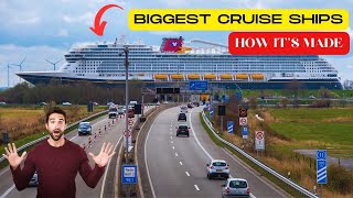 The Crazy Process of Building The World's Largest Cruise Ships. Meyer Werft