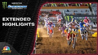 Supercross 2024 EXTENDED HIGHLIGHTS: Round 17 in Salt Lake City | 5/11/24 | Moto