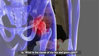 What's the cause of hip and groin pain?