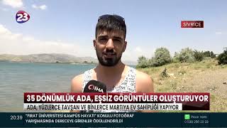 35 DÖNÜMLÜK ADA, EŞSİZ GÖRÜNTÜLER OLUŞTURUYOR