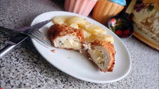 Panir mrishkda tav kartola(Chicken \u0026 Potato Dauphinois)(Куриная грудка с сыром и картофелем)