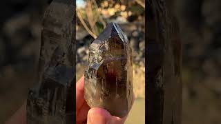 Beautiful best Quality Natural Terminated Smoky Quartz Crystal #crystals #diamond #garnetcrystal