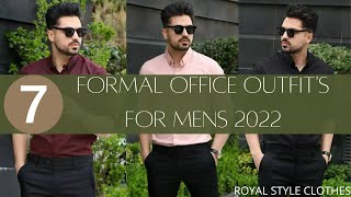 7 Formal office outfits idea's for men's 2022 | office wear | men's office wear 2022 | formal wear.