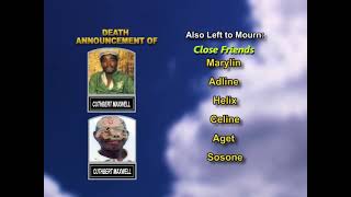 Cuthbert Maxwell ~ Long Obituary
