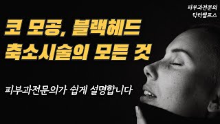 코 모공(블랙헤드) 줄이는 법. 모공의 원인은 무엇이고 이에 따른 피부과 시술들에 대해 피부과전문의가 쉽게 설명해드겠습니다.