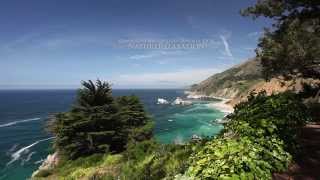 (2 Hour Nature Relaxation Video) A Day in Big Sur, California 1080p Relaxation Video Pure Nature