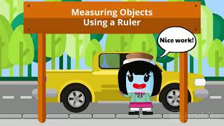 Measuring Objects Using a Ruler - 2nd Grade Math (2.MD.1)