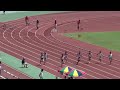 2015 関東中学陸上 2年女子100m 予選3組