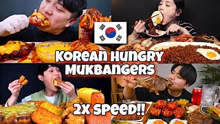 2X Speed!!💥ASMR Fast Motion Satisfying Eating Mukbang Compilations| Food Challenge.