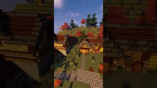 마인크래프트 가을 마을 건축 (Minecraft Fall Village)