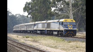 Trackside: 8309 Shepparton Pass \u0026 6L62 ANZAC 2018 Aurora at Mangalore- 24/4/18