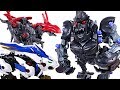 Zoids Wild ZW09 dinosaur Raptor, ZW10 beast Knuckle Kong VS Wild Liger battle! #DuDuPopTOY