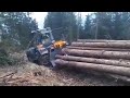 Jcb fastrac 2135 &uniforest 2x65G Part 1