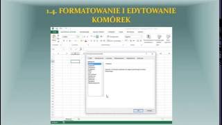 1.4. Formatowanie i edytowanie komórek