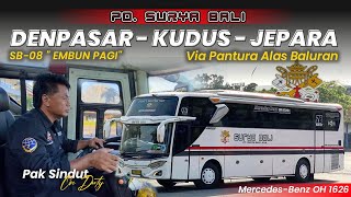 DUET DRIVER PJR MURIA RAYA FEAT BOMBER PANTURA‼️💥 Trip Surya Bali 08 Denpasar - Jepara Via Pantura