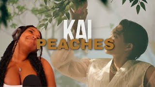 KAI 카이 | 'PEACHES' MV | REACTION!!| 🍑🍑🍑😩