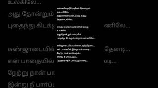 Yaar Indha Saalai Oram 💕😘 Vijay Song lyrics #tamilsonglyric