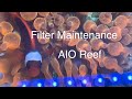 AIO Nano Reef Filtration Setup / Cleaning / Water Change 15 gal Fluval Flex Saltwater Coral Aquarium