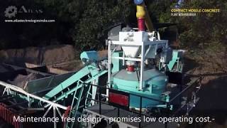 Compact concrete mixer - Batching plant