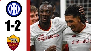 Inter Milan Vs As Roma 1-2 All Goals & Extended Highlights Serie A 2022HD