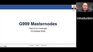 G999 Masternode Setup Walkthrough