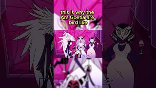 Why do the Angels and Ars Goetia resemble birds in Hazbin Hotel and Helluva Boss