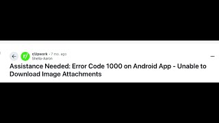How To Fix Upwork Android App Error Code 1000?