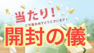 毎日懸賞生活 懸賞当選開封の儀 月末スペシャル 商品券が当たった！