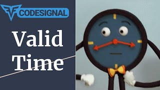 "Valid Time" - Codesignal #53 - JAVA Solution