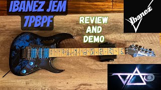 Ibanez Jem 7 PBFP - Review And Demo - These Guitars Are Quite Amazing!