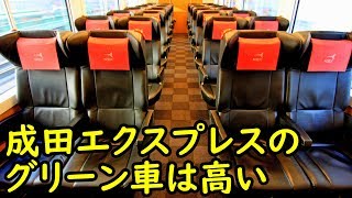 成田エクスプレスの超高額グリーン料金の解釈【1811豪州6】空港第２ビル駅→新宿駅 11/20-01