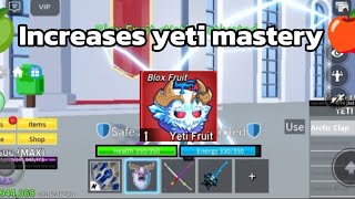 🍎eat fruit yeti and up mastery🍎|Blox Fruit|#bloxfruits #beranda