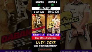 Dabangg vs Dabangg 2 Movie Comparison || Salman khan Movie Comparison || Box Office COLLECTION