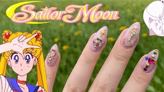 Sailor moon nails✨セーラームーンネイル🌙💖| Selfnails |セルフネイル