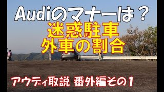 アウディ車のマナーはよいのか？輸入車に乗っている人のマナーが判明！統計で解った迷惑駐車の割合　Audi 他 輸入車・外車 オーナーは注目！！