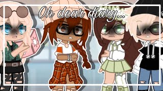 Oh dear diary...||⚠️FLASH WARNING⚠️||mlb||gacha club