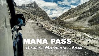 Mana Pass- The Highest Motorable Road | Deadliest Offroad