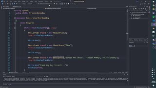 Intro to C#: 10 - Constructor Overloading