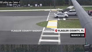 Traffic cameras capture driver going backward on Florida roadway