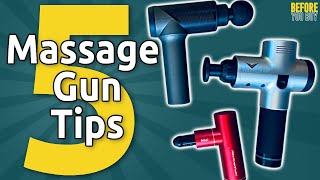 5 Tips Using A Massage Gun - Tips for Better Recovery