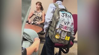 Student told to remove Gadsden flag patch from backpack