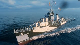 World of Warships - Mahan Tier 7 USN Destroyer Overview